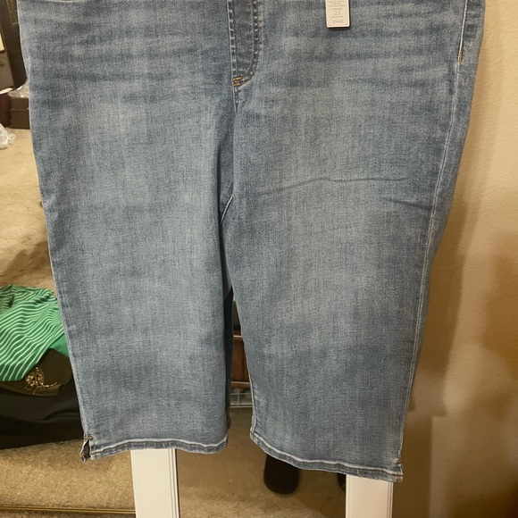 CHICO 17 in DENIM CAPRI NWT SIZE 2.5 - Picture 2 of 3
